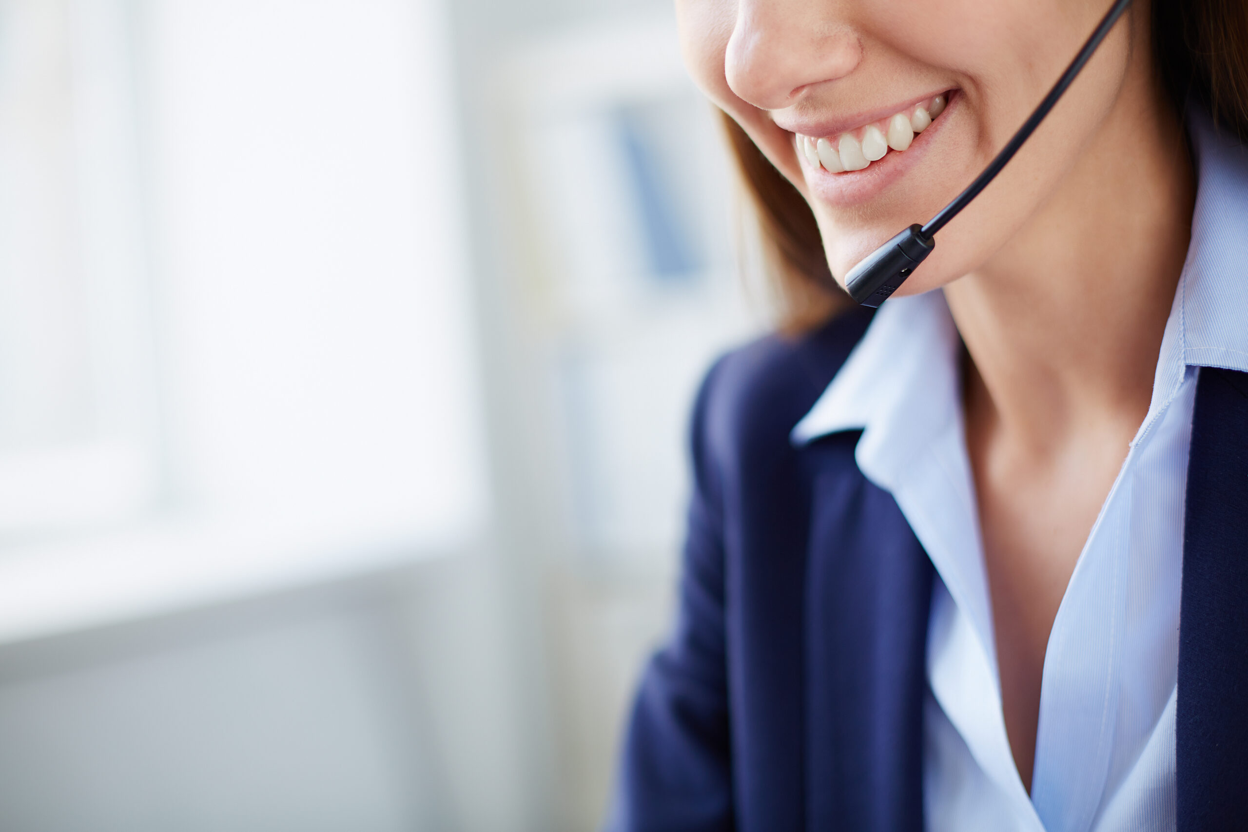 Smile of consultant